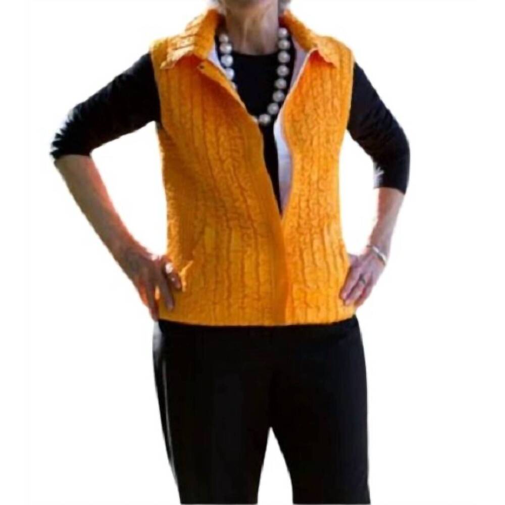 NEW BEREK game day reversible vest in orange & white